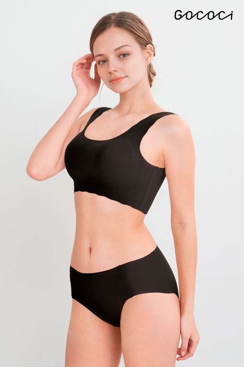 Wacoal GOCOCi Essential Bra Top - The Everyday T-Shirt Bra, Wireless & Seamless CGG535