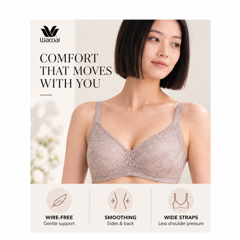 Wacoal Easy Comfort & Back Smoothing Non-Wired Bra BHK100