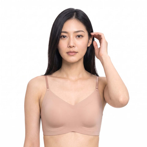 Wacoal GOCOCi CGG233 Double-Strap Bra Top - Peek-Out Style with Delicate Loops