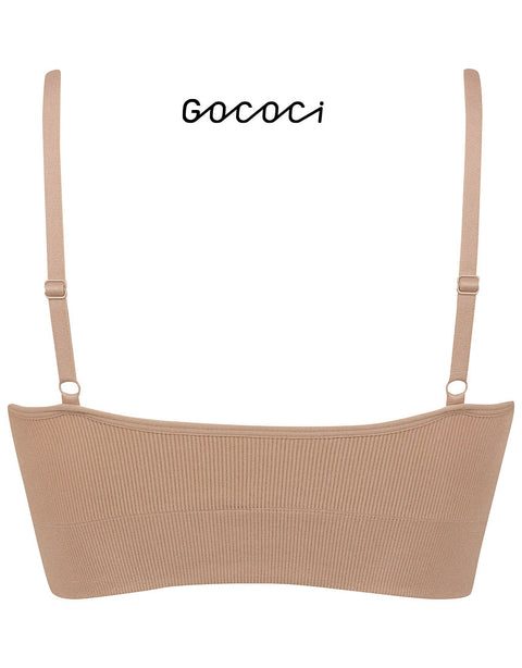 Wacoal GOCOCi Ribbed Bra Top - Wear-It-Out Tank with Built-in Cups CGG255