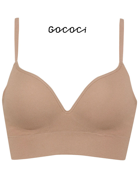 Wacoal GOCOCi Ribbed Bra Top - Wear-It-Out Tank with Built-in Cups CGG255