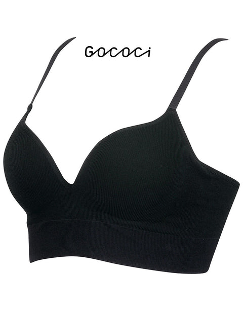 Wacoal GOCOCi Ribbed Bra Top - Wear-It-Out Tank with Built-in Cups CGG255
