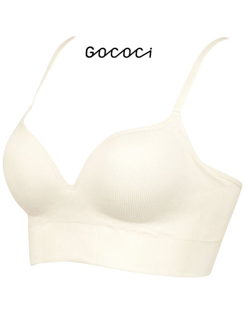 Wacoal GOCOCi Ribbed Bra Top - Wear-It-Out Tank with Built-in Cups CGG255