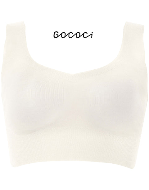 Wacoal GOCOCi Cotton-Rich Bra Top - Soft Touch Seamless Cami | CGG551